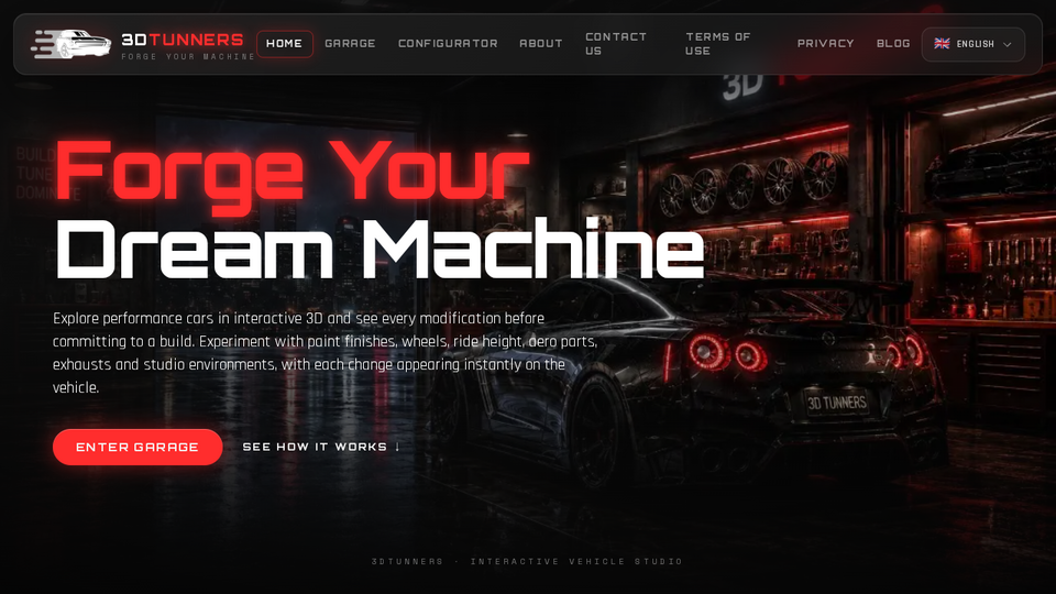 Screenshot of 3DTUNNERS
