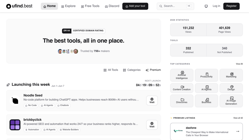 Screenshot of ufind.best