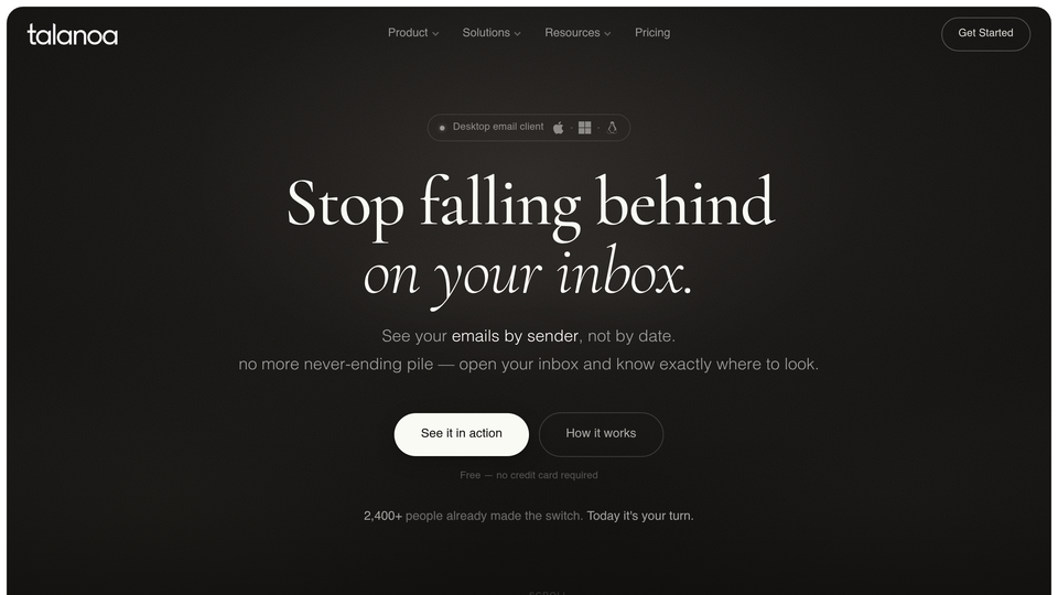 Screenshot of Talanoa