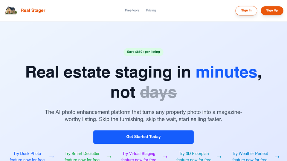 Screenshot of Real Stager