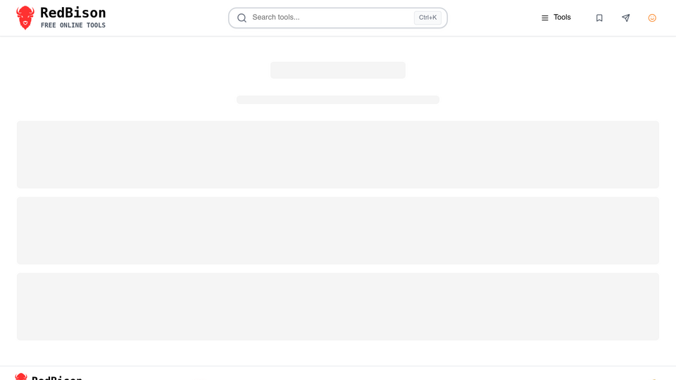 Screenshot of RedBison
