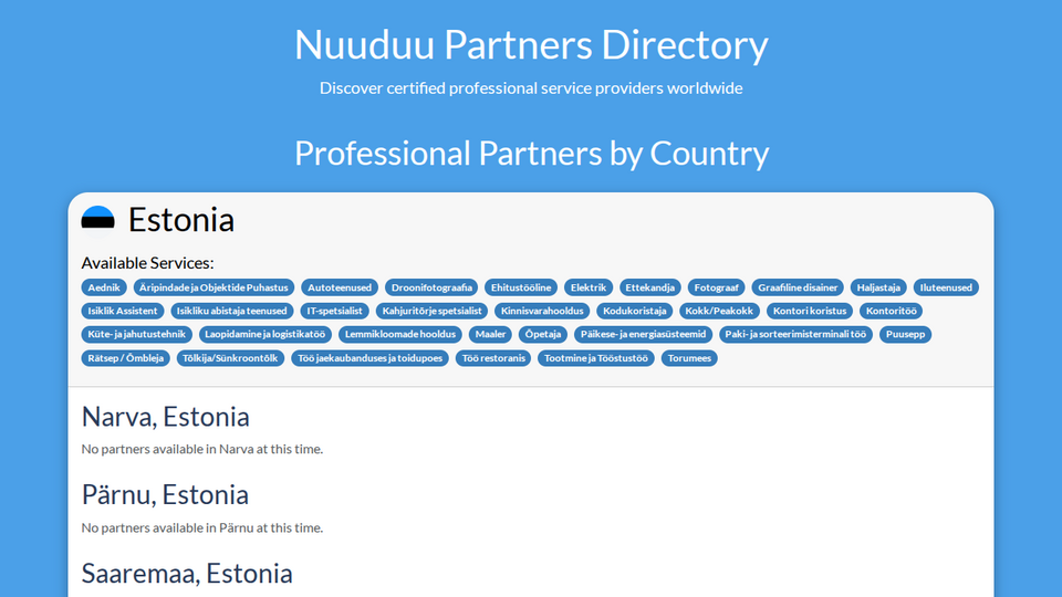 Screenshot of Nuuduu