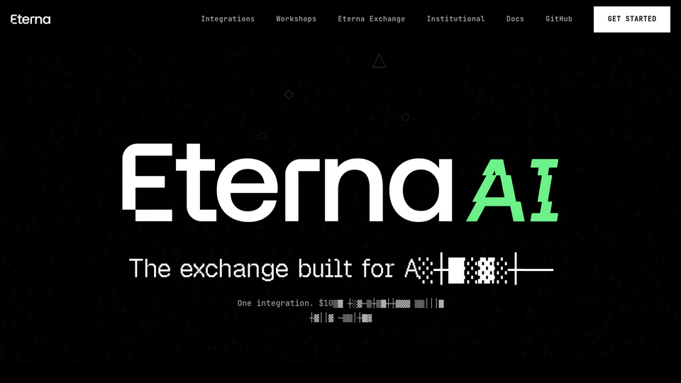 Screenshot of Eterna AI