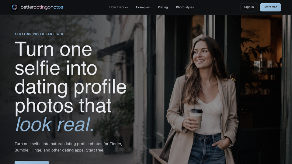 Screenshot of Better Dating Photos