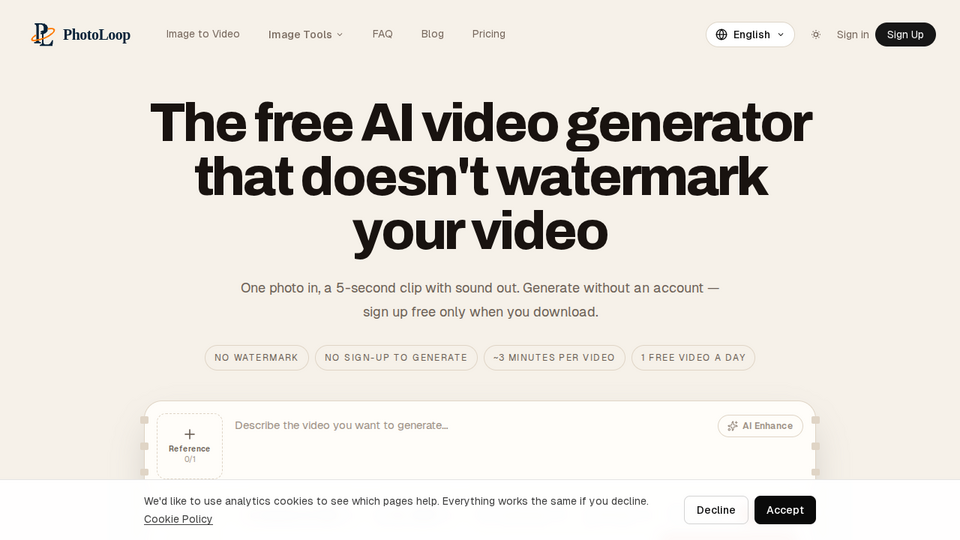 Screenshot of PhotoLoop