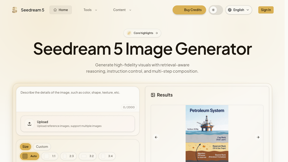 Screenshot of Seedreamplus