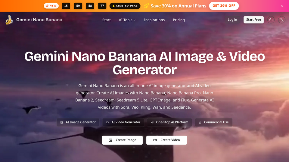 Screenshot of Gemini Nano Banana