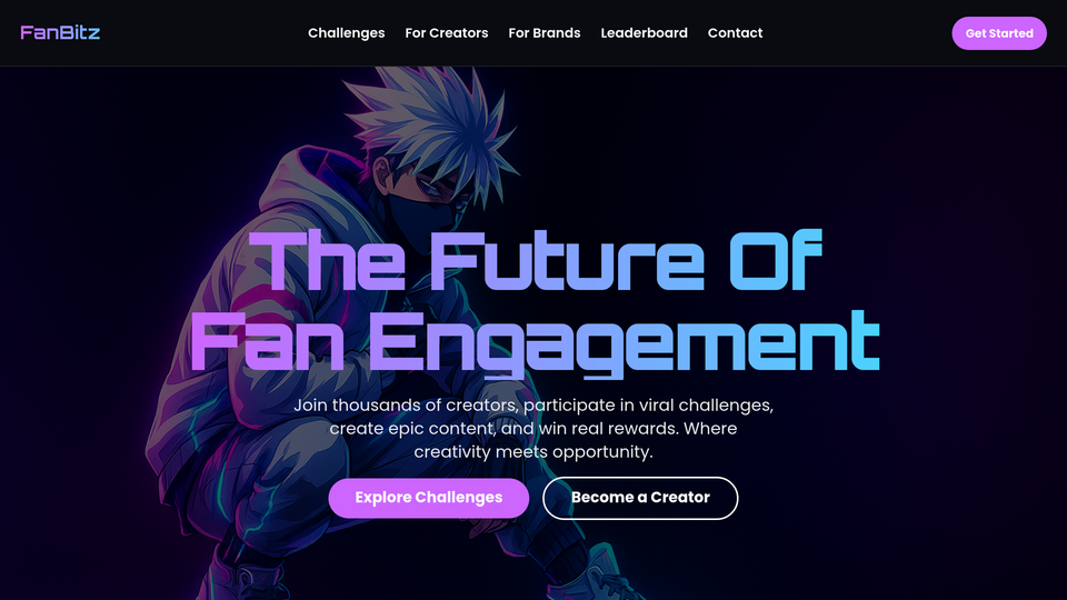Screenshot of Fanbitz