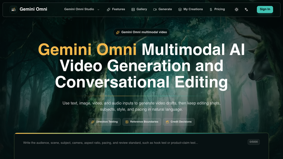 Screenshot of OmniGemini