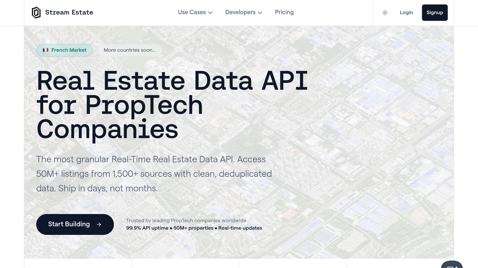 Screenshot of Stream Estate