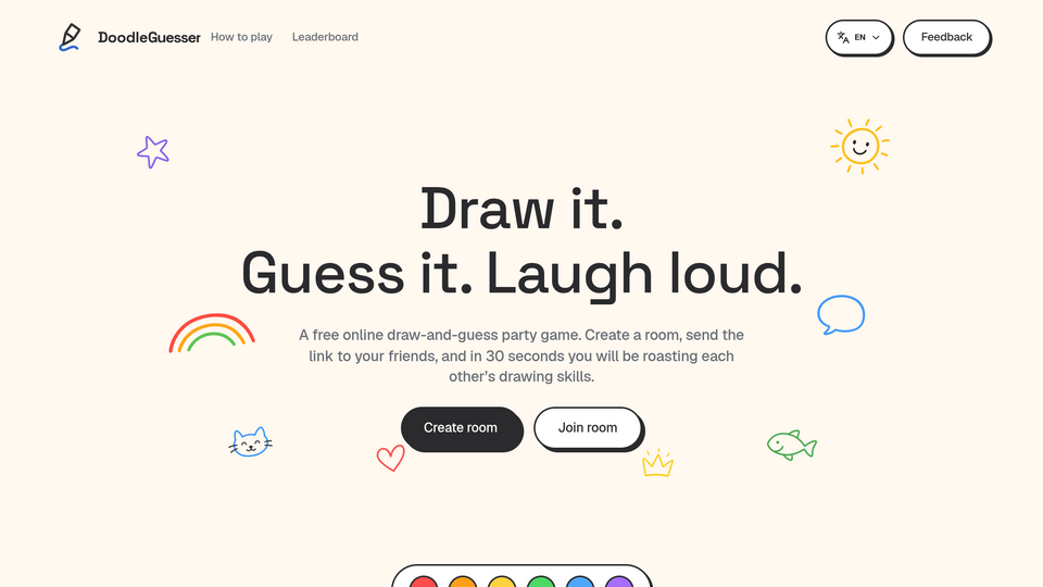 Screenshot of DoodleGuesser