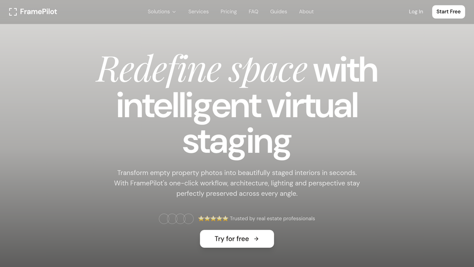 Screenshot of FramePilot AI