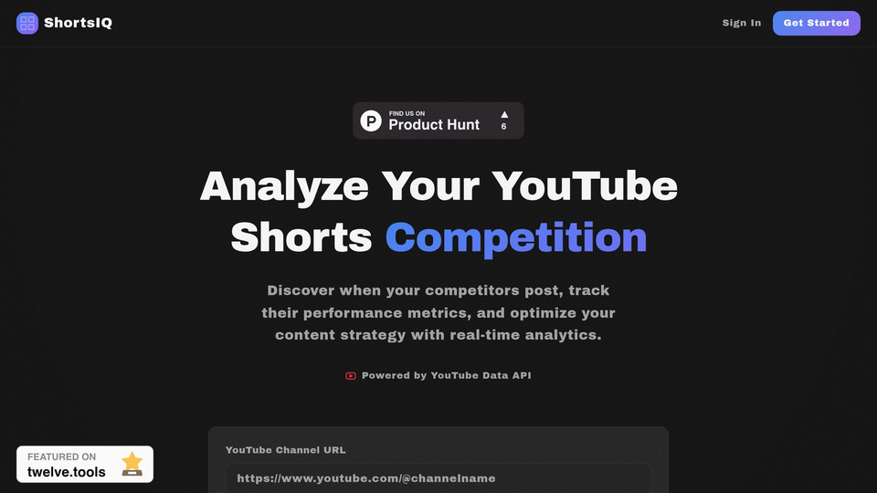 Screenshot of ShortsIQ