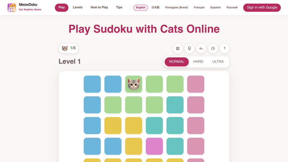 Screenshot of Meowdoku Guide