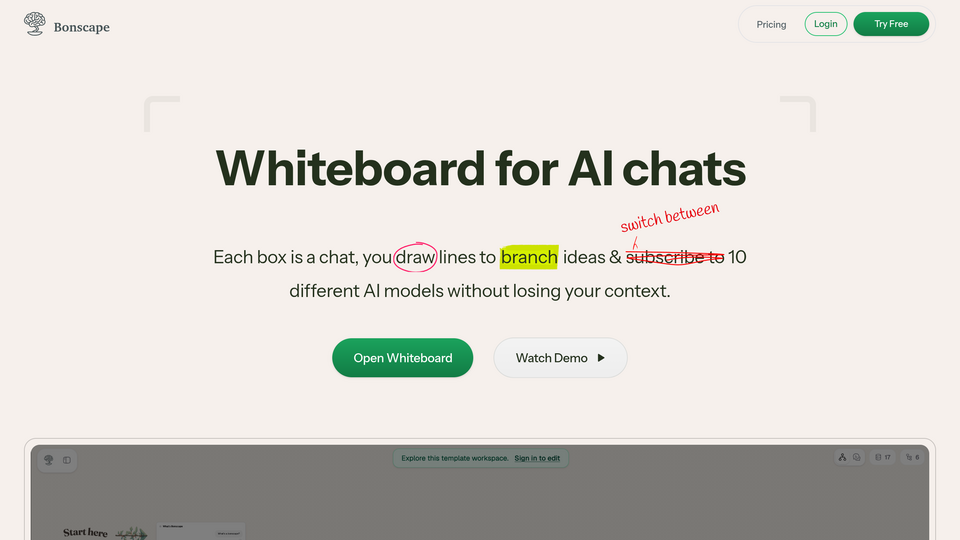 Screenshot of Bonscape