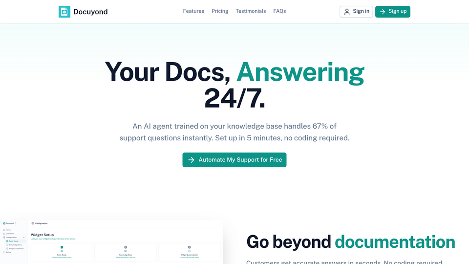 Screenshot of Docuyond