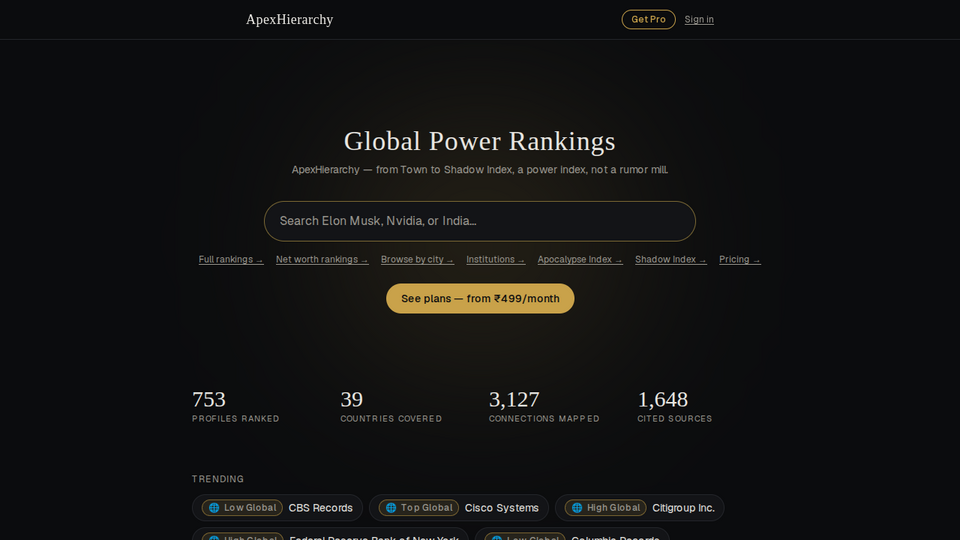 Screenshot of ApexHierarchy