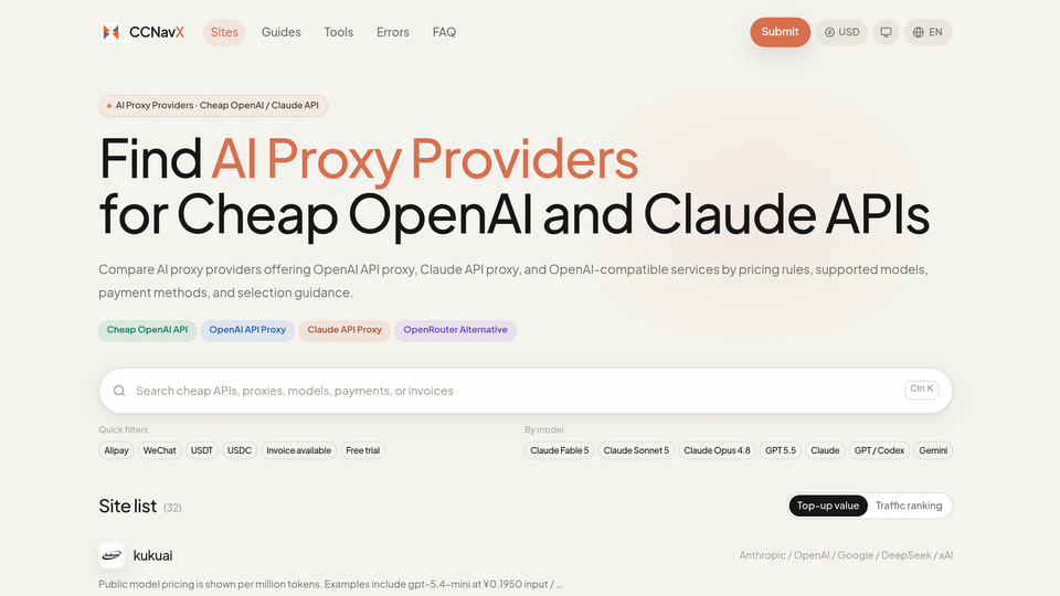 Screenshot of CCNavX