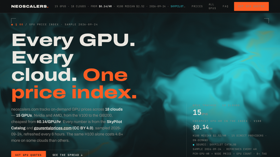 Screenshot of NeoScalers