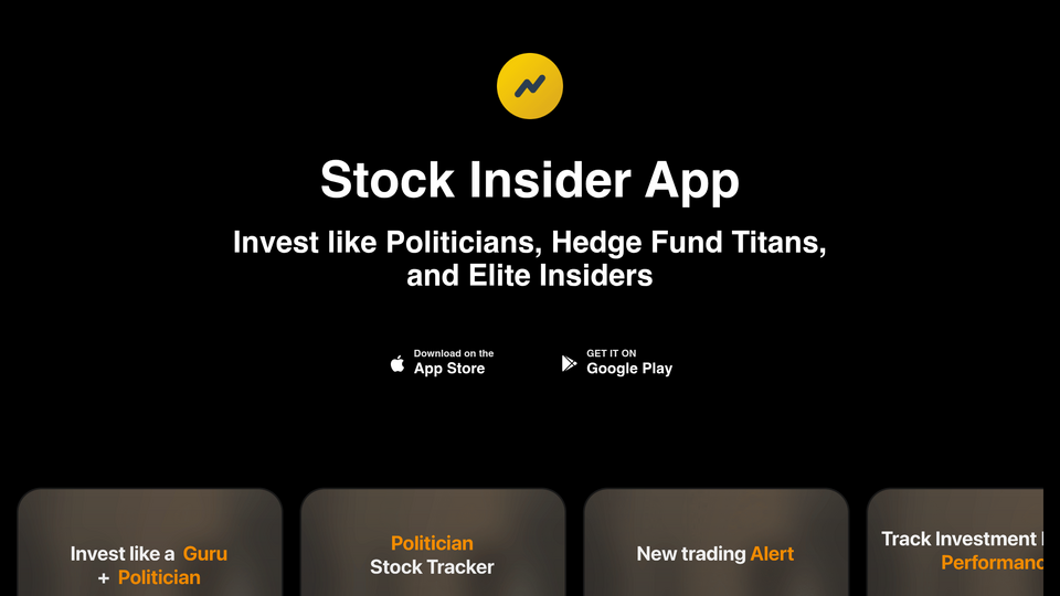 Screenshot of StockInsider