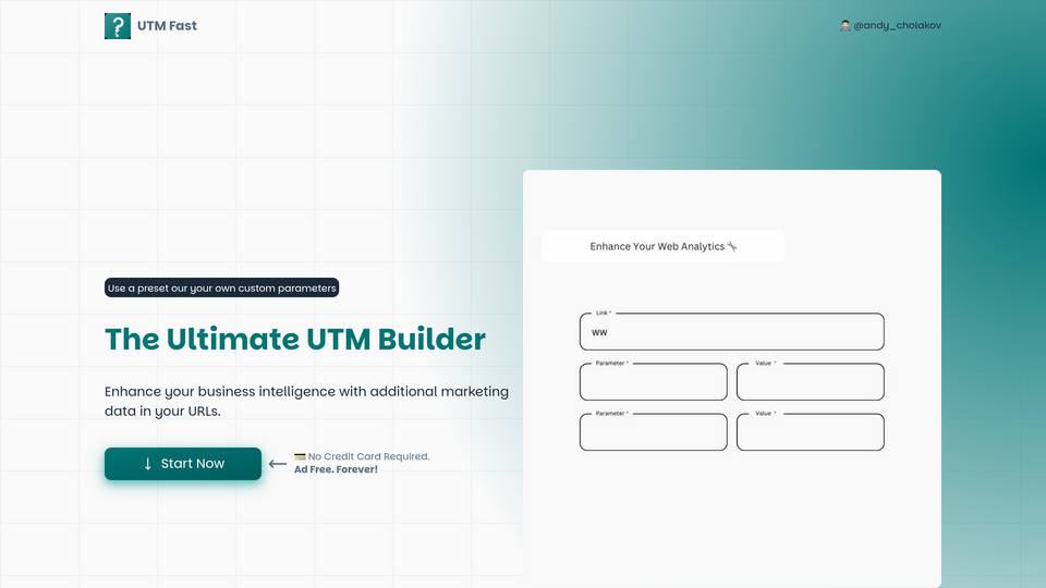 Screenshot of UTM Fast