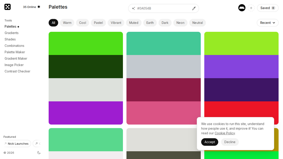 Screenshot of Hexful