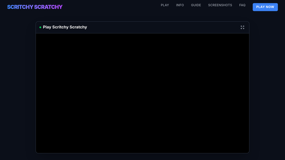 Screenshot of Scritchy Scratchy
