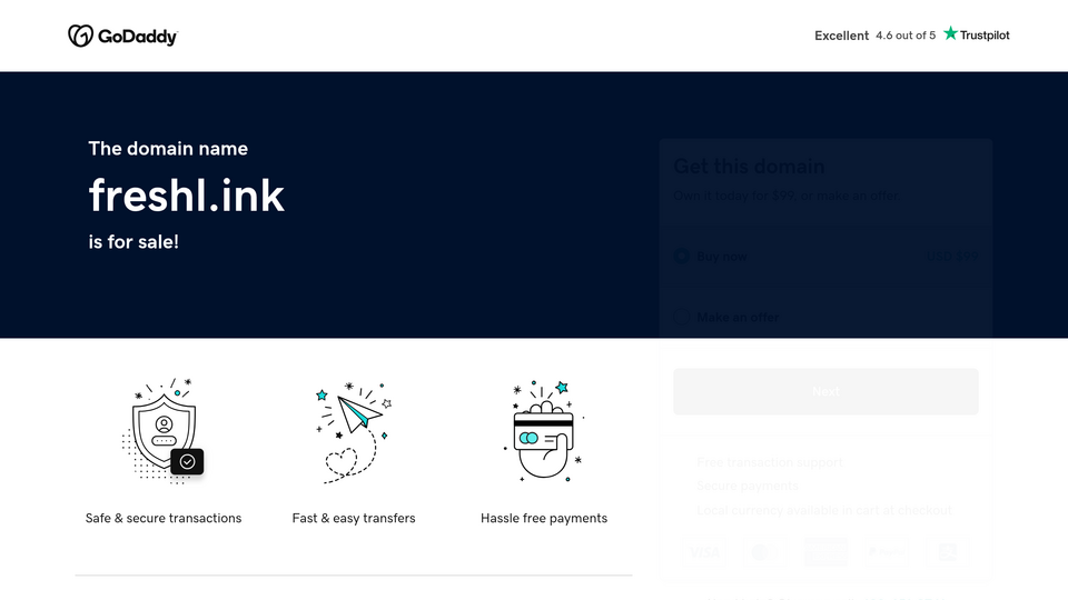 Screenshot of Freshlink