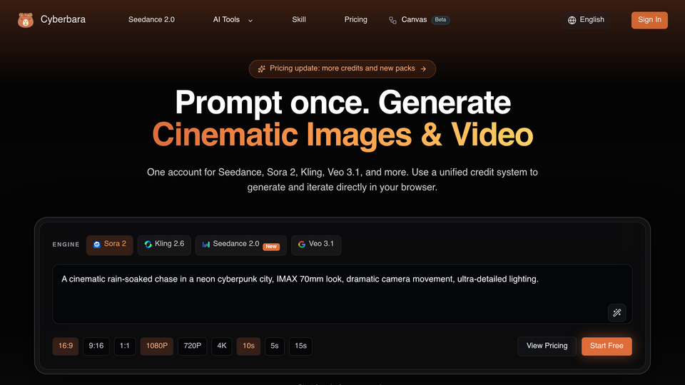 Screenshot of Cyberbara