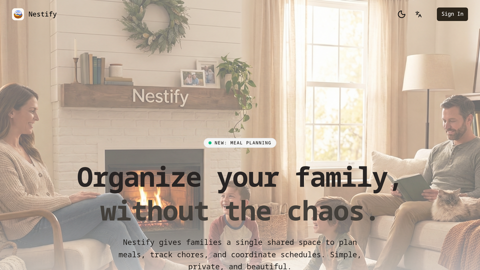 Screenshot of Nestify