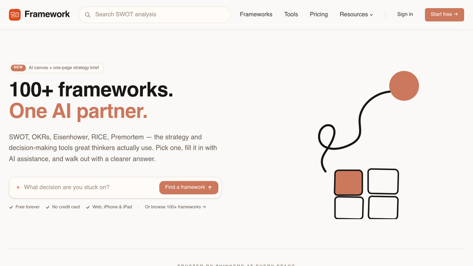 Screenshot of Framework