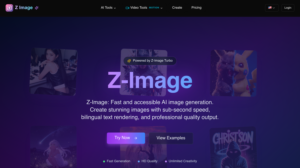 Screenshot of Z Image